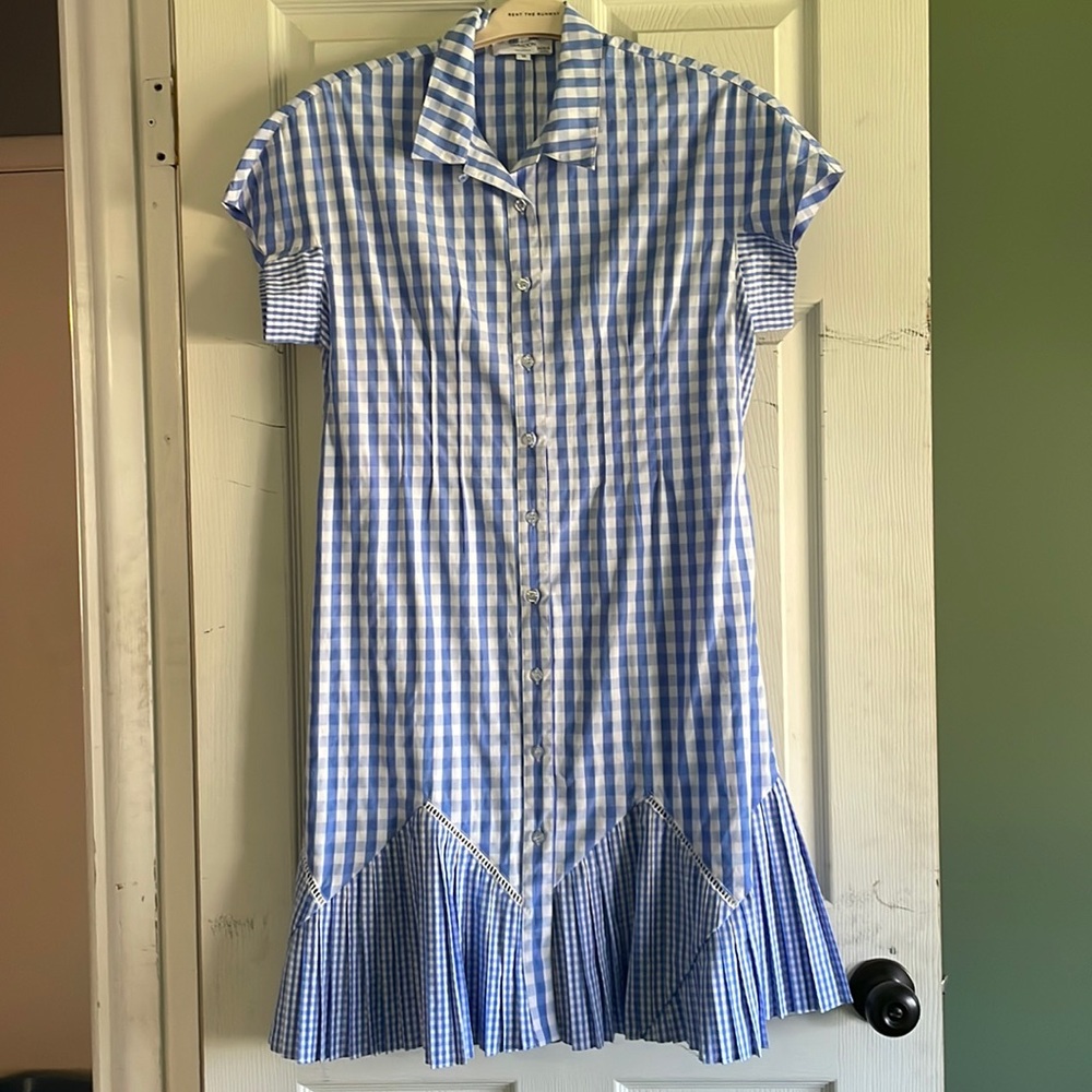 Thakoon Collective s/s button Front dress with pleat detail